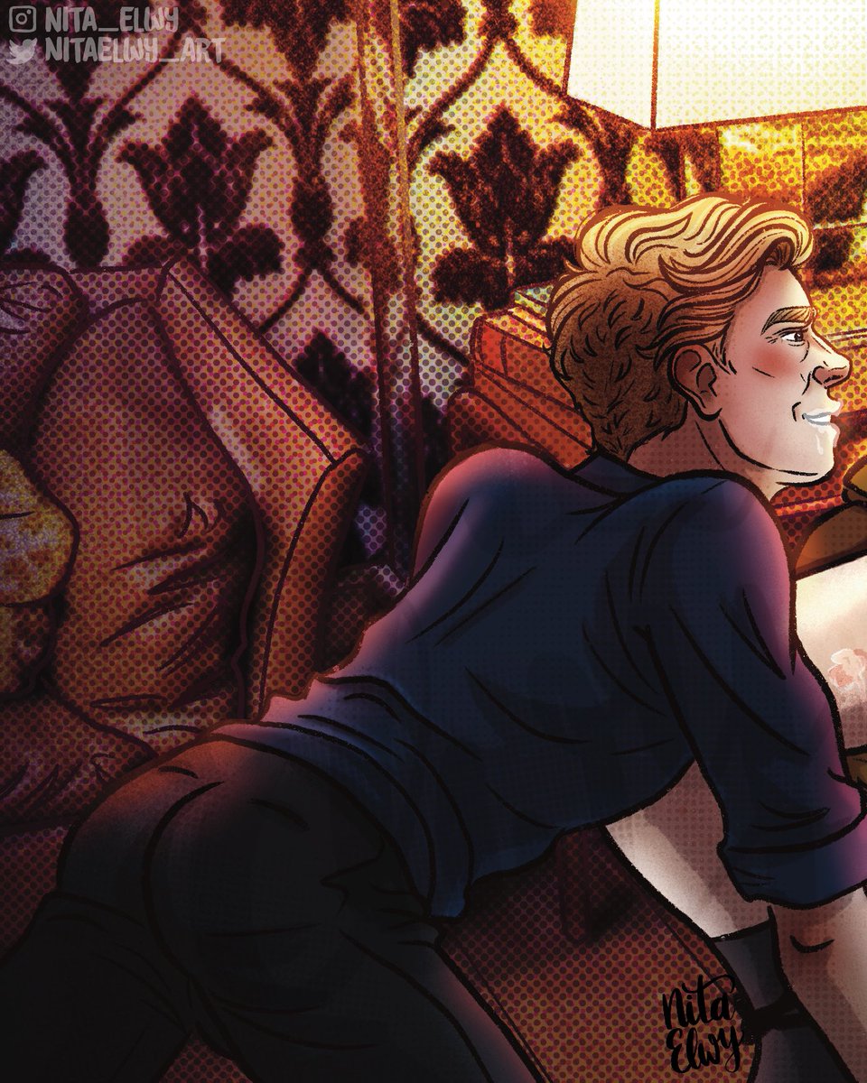 NitaElwyArt's tweet photo. ~ 🥳 Happy 167th Birthday Sherlock Holmes 🥳 ~
Happy Birthday Sherlock Holmes. After a date dinner at Angelo's, John has a dirty surprise for Sherlock and ties him up...
#nsfw #johnlock #johnlockfanart #johnlockfandom #nitaelwyart #johnlocknsfw #johnlocksmut #sherlockian https://t.co/XPbGCCUp5i