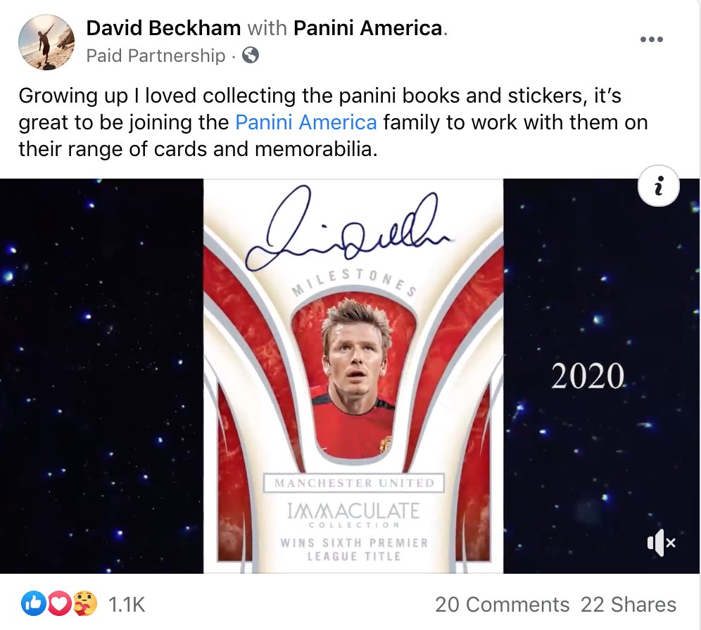PaniniAmerica's tweet photo. We are proud to welcome international soccer icon David Beckham to the @PaniniAmerica family!

#WhoDoYouCollect | #DavidBeckham 

https://t.co/hrFqAAx3jS https://t.co/nQlUFAiZNl
