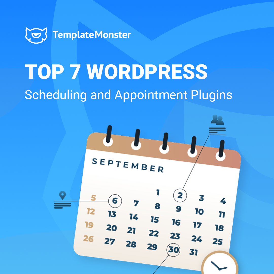🎯Top 7 #WordPress Scheduling and Appointment #Plugins

Let's check out best plugins comparison and their features: templatemonster.com/blog/wordpress…

via <a href="/schedulicity/">Schedulicity</a> 
<a href="/ssappts/">Simply Schedule Appointments 🦊</a> 
<a href="/vcita/">vcita</a> 
<a href="/EtoileWebDesign/">Etoile Web Design - Plugins for WordPress</a> 
<a href="/SetaTimeCo/">Set a Time - Appointment Scheduling Software</a>