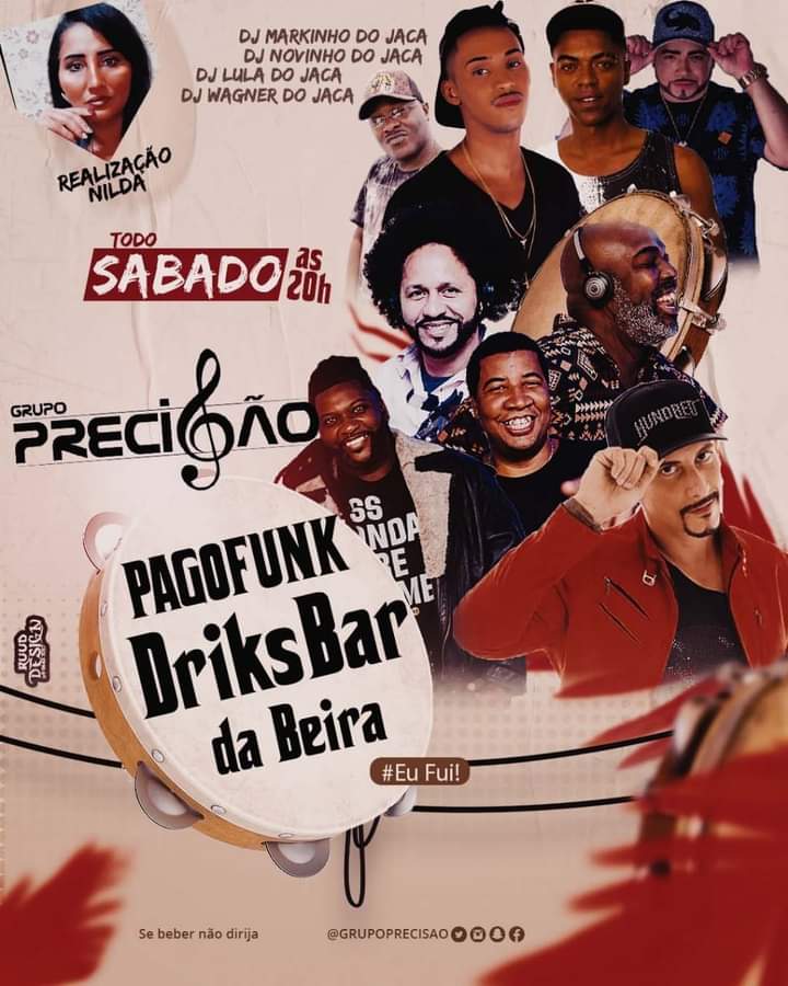 novinhosagati's tweet photo. SÁBADO AGORA TEM #PAGOFUNKDRIKSBAR
AQUI NO JACARÉ NA BEIRA DO RIO .
PROMOÇÕES DE BEBIDAS NO LOCAL .
INÍCIO AS: 20HS
#GrupoPrecisão
INTERVALOS: COM OS #DJSdoJACA @Djlulaoriginal https://t.co/cgycPw2lH1