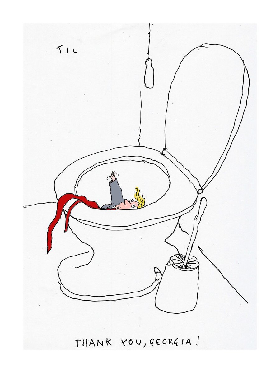 Der Karikaturist Till Mette hat es wohl geahnt.
Ich habe es gehofft.