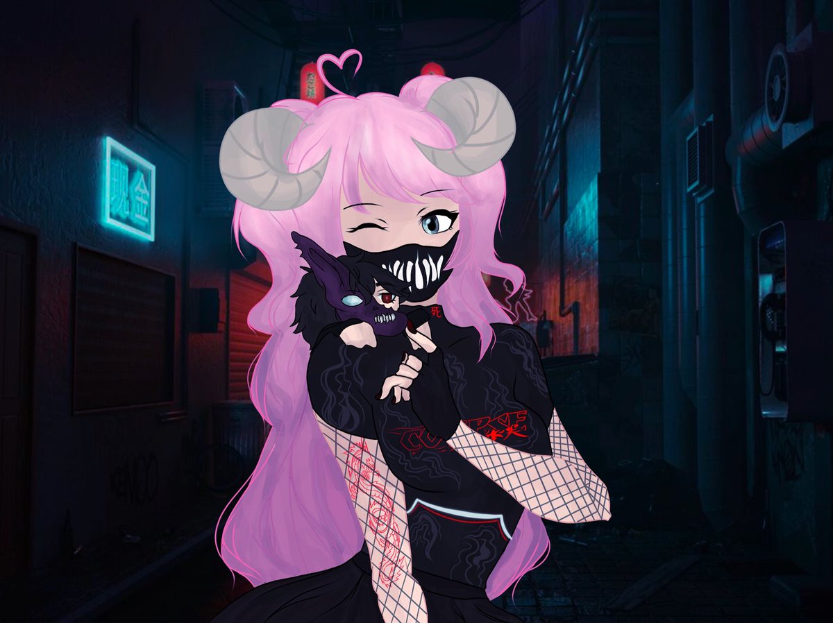YuumiVT's tweet photo. This took me a while to be done with but here’s my OC with chibi @Corpse_Husband !! 

#corpse #corpsetwt #corpsetwtball #fanart #corpsehusband #corpsefanart https://t.co/gXlvbM6PDh