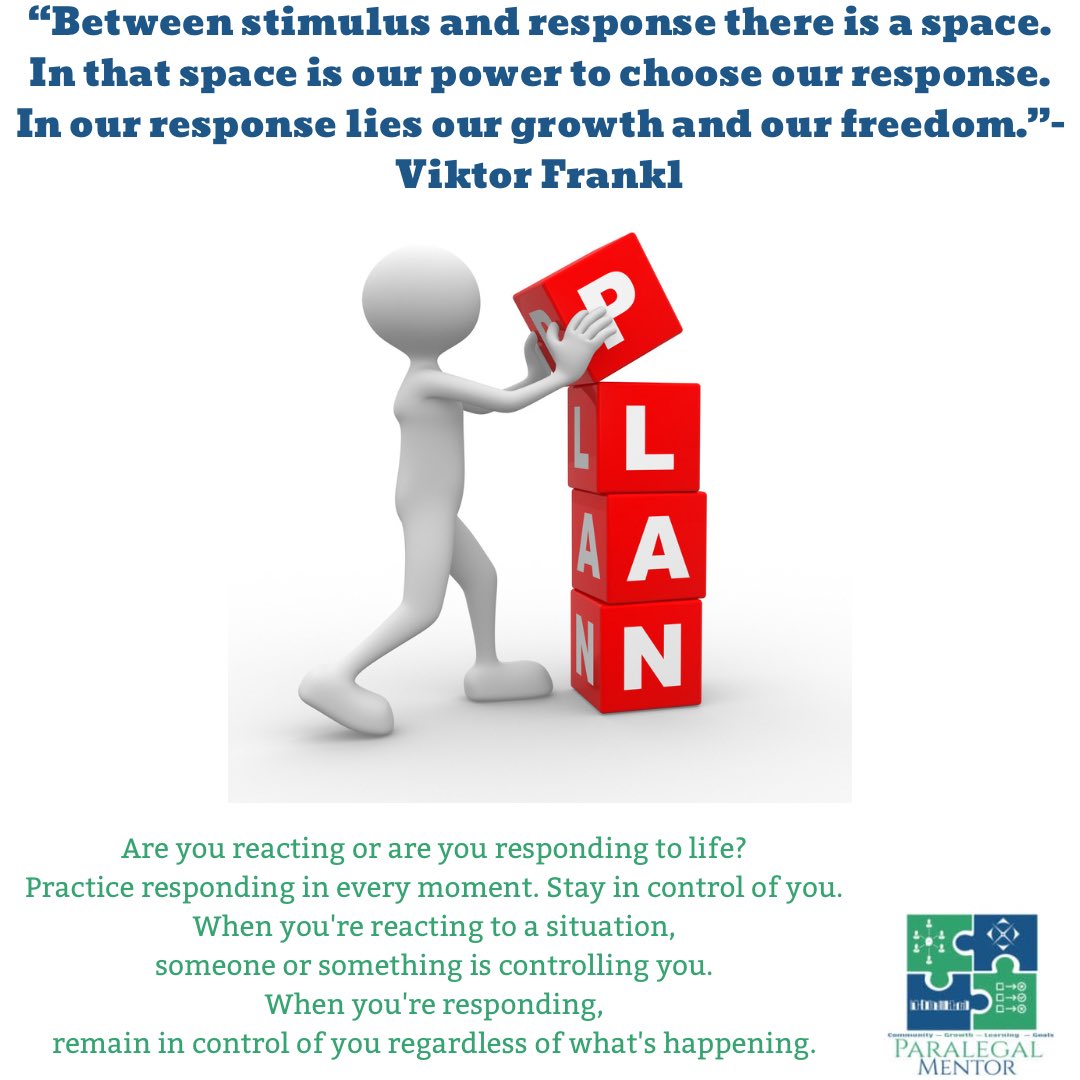 betterwaymentor's tweet image. Are You Reacting or Taking Action?
Planning or Just Doing?

#wednesdaywisdom
#thinkitout
#planwithpurpose
#beintentional 
#paralegalmentor
#betterwaytomovefirmsforward
#createandcollaborate
#frombehindthedesk
#lawfirmmanagement
#casemanagement
#abetterway 
#accountability