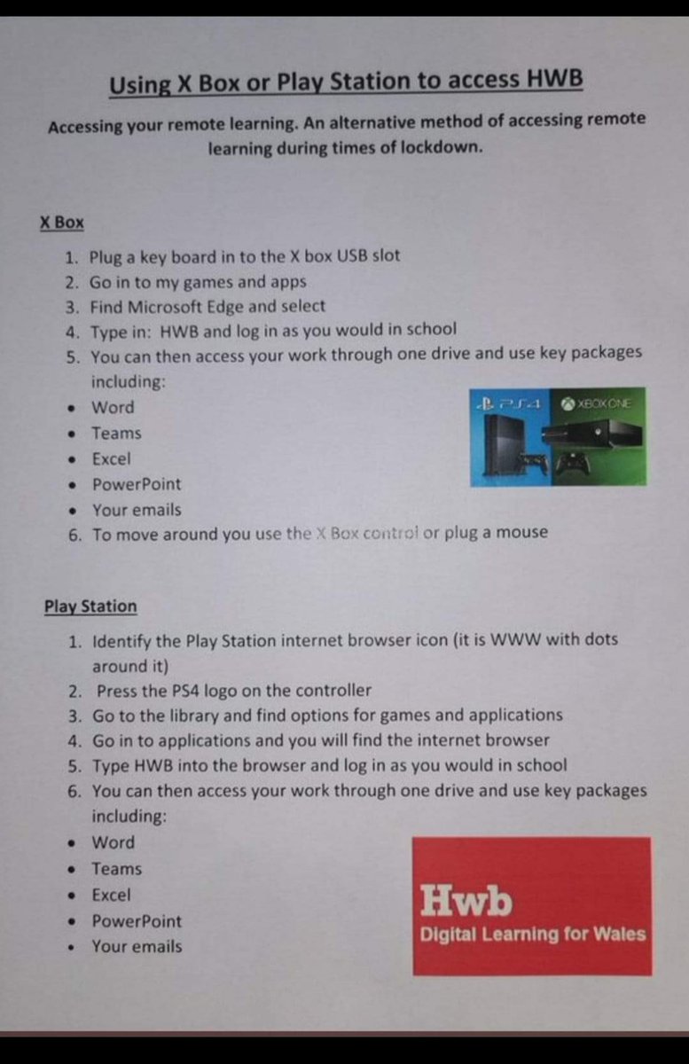SNAsSpeakOut's tweet photo. This might be a useful aid for families who have a console but not a laptop. H/t @RobertS73184772 https://t.co/jZoUk3YEec