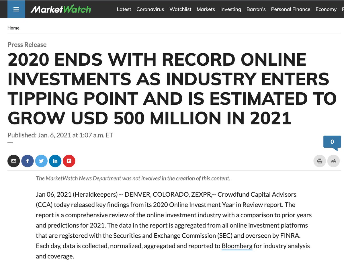 Sherwood Neiss - Investment Crowdfunding tweet media