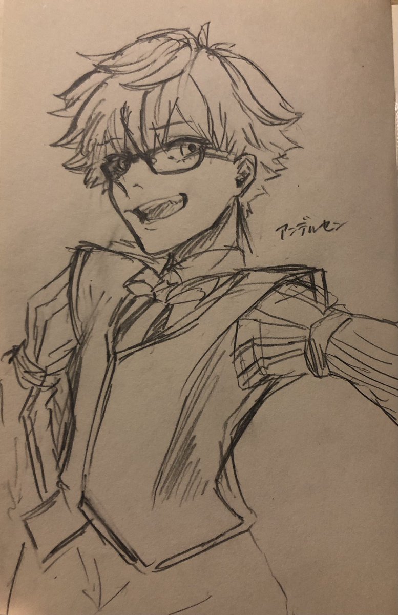 初めてまともに描いたリンボとリクエストのやつ 