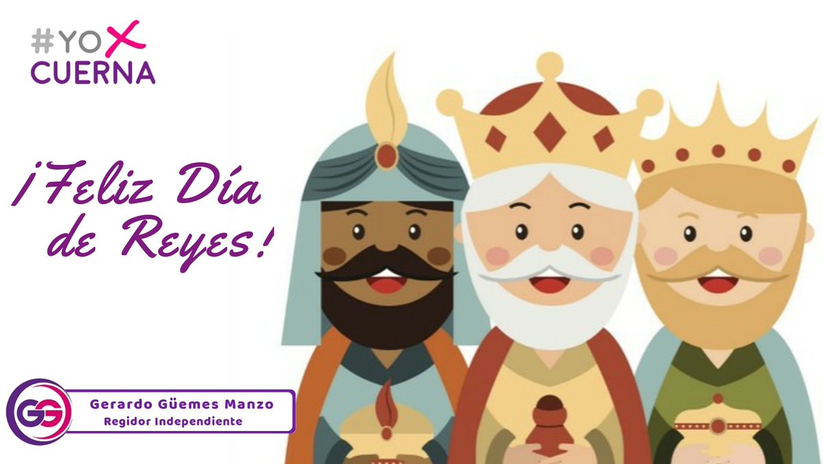 GuemesGerardo's tweet photo. ¡Feliz Día de Reyes! 👑👑👑
Que la magia y la felicidad estén hoy en todos ustedes 💫 https://t.co/GAVrzOHpvs