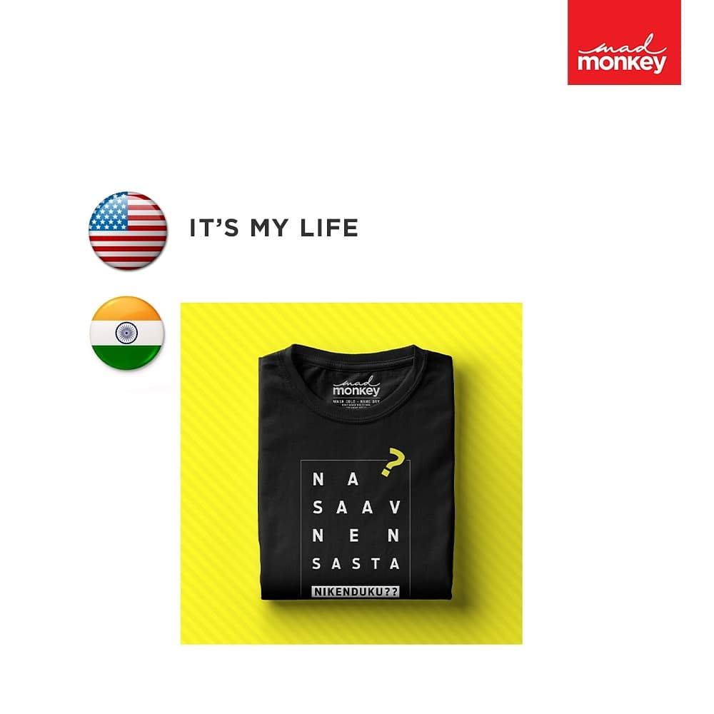 madmonkey_store's tweet photo. Trending... So here are our Tshirts in Us vs India version 😝
.
.
.
.
#usindiamemes #usvsindia #telugumemes #memes #tenetmovie #comedytonic #unprofessionaltrollers #telugufunnymemes #aitheyenti #bigbosstelugu #bigbosstelugu4 #bahubalimemes #capdtmemes #madmonkeystore https://t.co/IPTQI9aUis