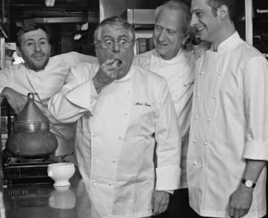DingleBal's tweet photo. If you love food youโll know that all the cooks we watch and books we read have a lot to owe to Albert Roux. Gods got a new chef ๐๐ฝ #RIPAlbertRoux https://t.co/sC4G7GWmMj