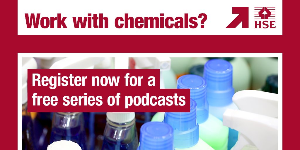 H_S_E's tweet photo. New rules for business with Europe are here. If you use, make or supply chemicals to the EU, listen to our free 'After UK Transition: Working with Chemicals' podcast for advice and guidance on how to keep your business moving. https://t.co/jcsCoYclQz #CheckChangeGo https://t.co/0DxZWupynU