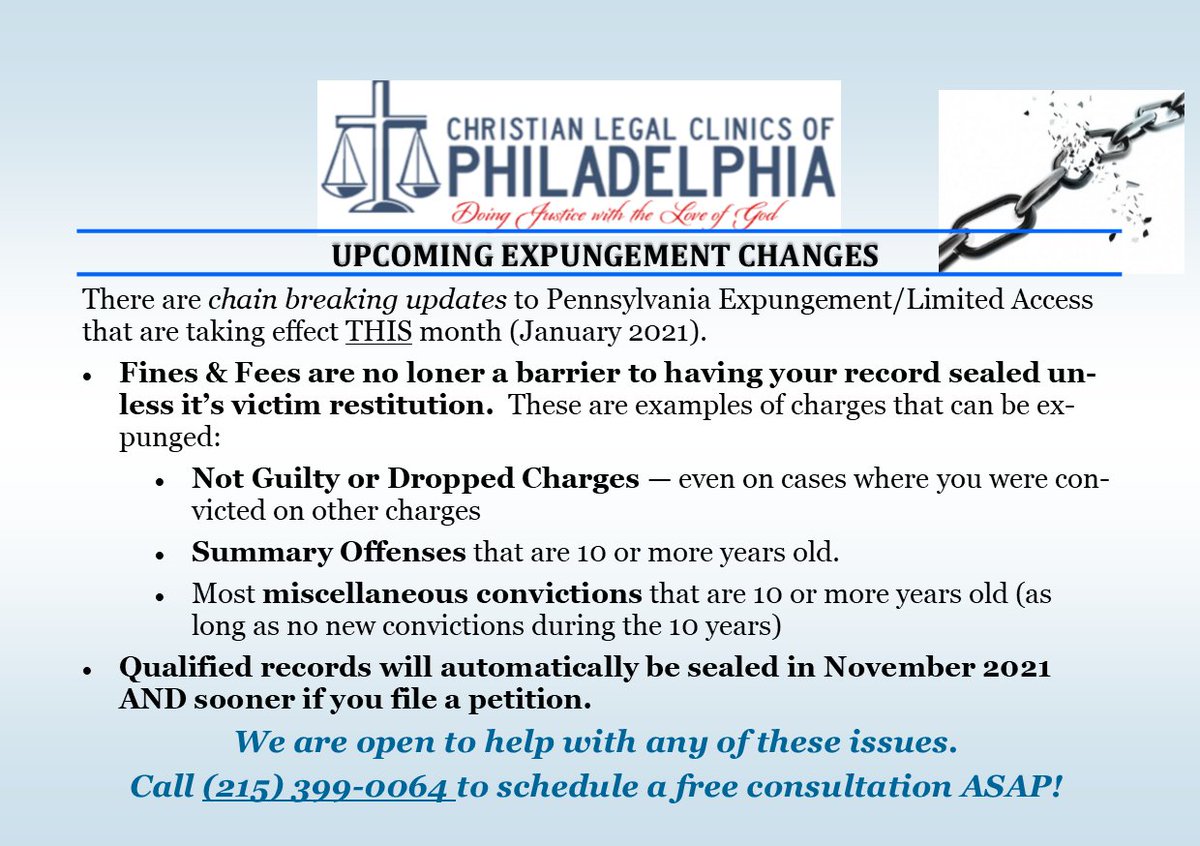 Christian Legal Clinics of Philadelphia tweet media