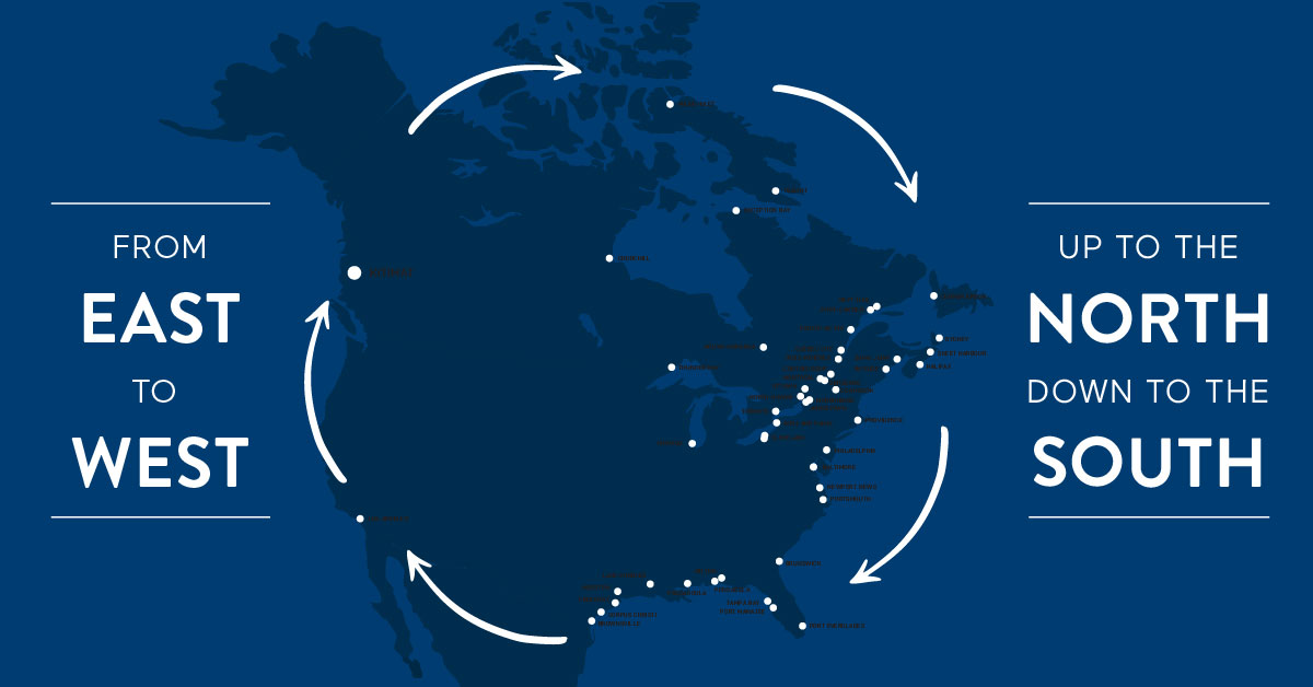 LogistecGroup's tweet photo. A great network from east to west up to the north and down to the south! The LOGISTEC family works together to make great things happen for our customers and partners. Port of Halifax @CornerBrook @portofsydney #portofsheetharbour
#LOGISTECfamily #LOGISTECgroup #Greatbuilders https://t.co/lzqGyaFF8F