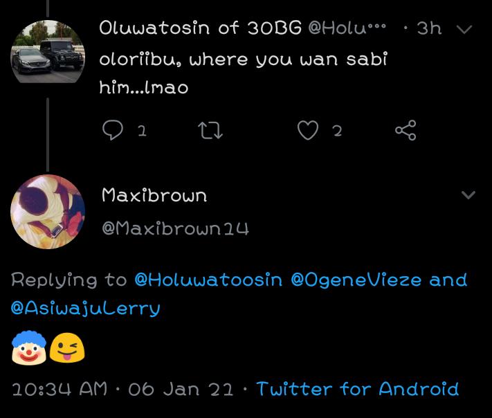 6/6Dem say Baba nah "Oloribu" 