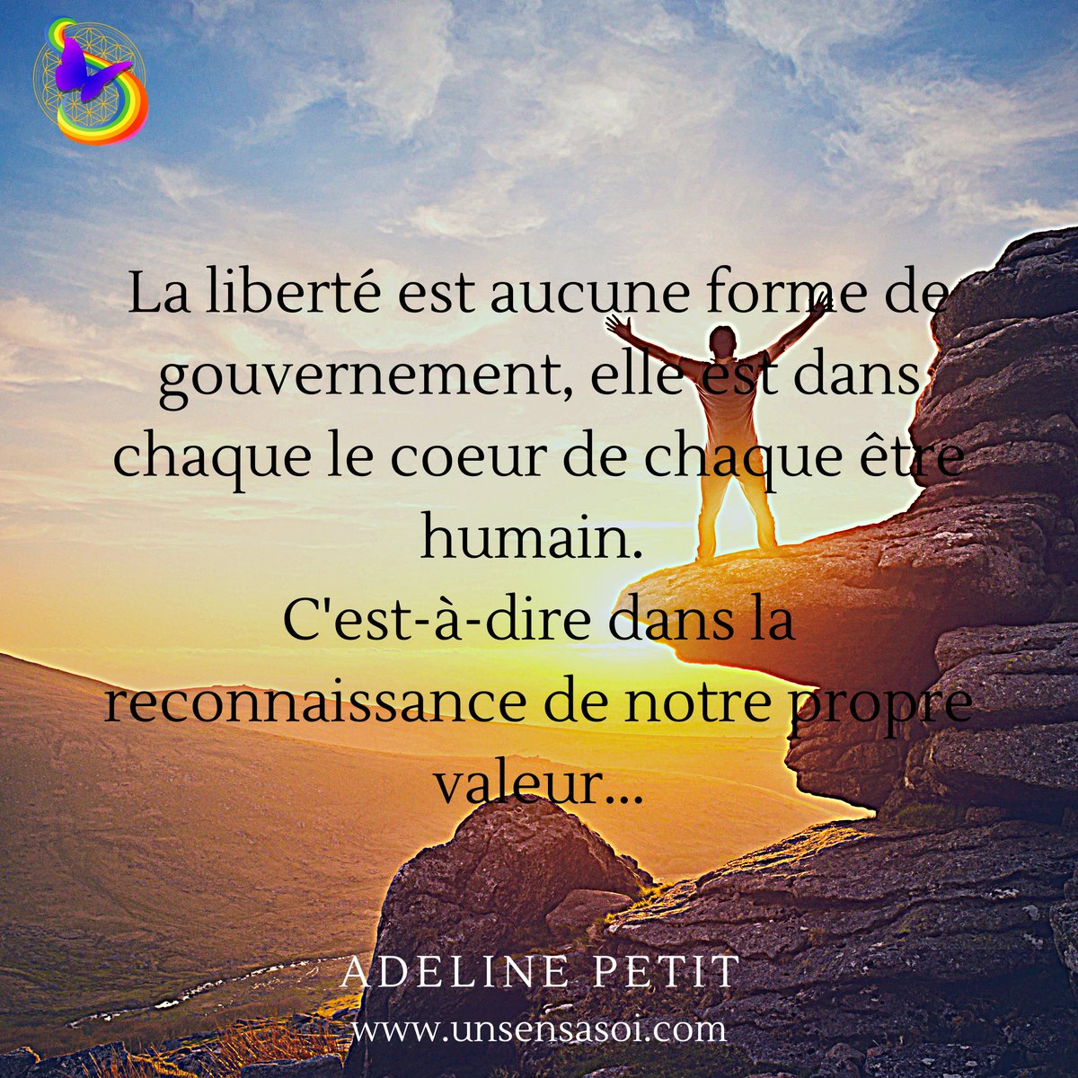 adeline_petit_'s tweet photo. #liberté #êtresoi #developementpersonnel #hauteur #estimedesoi #coaching #livre #unsensasoi #adeline https://t.co/iMbNZpX7Lq