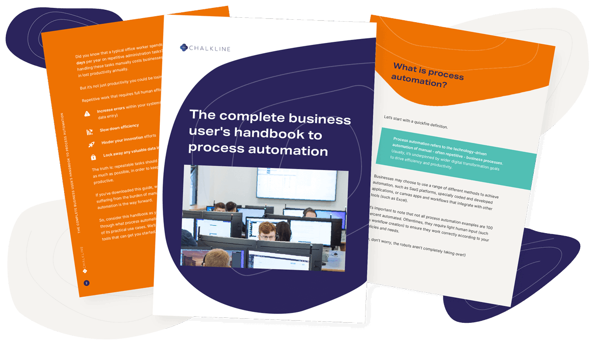 We've created a brilliant business process automation handbook - full of information and tips - over at <a href="/ChalklineTech/">Chalkline</a>. So, if you're looking to adopt automation, pick it up for free in the link below!

Link >> hubs.li/H0Dh8fb0

#RPA #ProcessAutomation #Automation