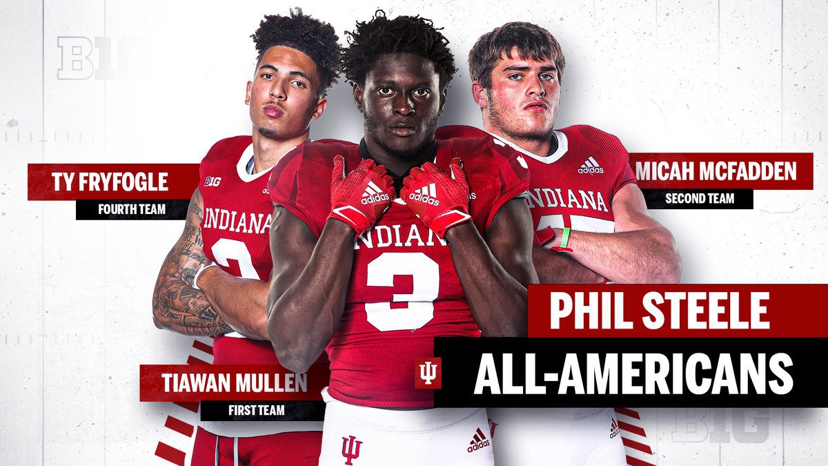 IndianaFootball's tweet photo. More All-America honors for these guys... 💪💪💪 https://t.co/YuFAJCa1iF