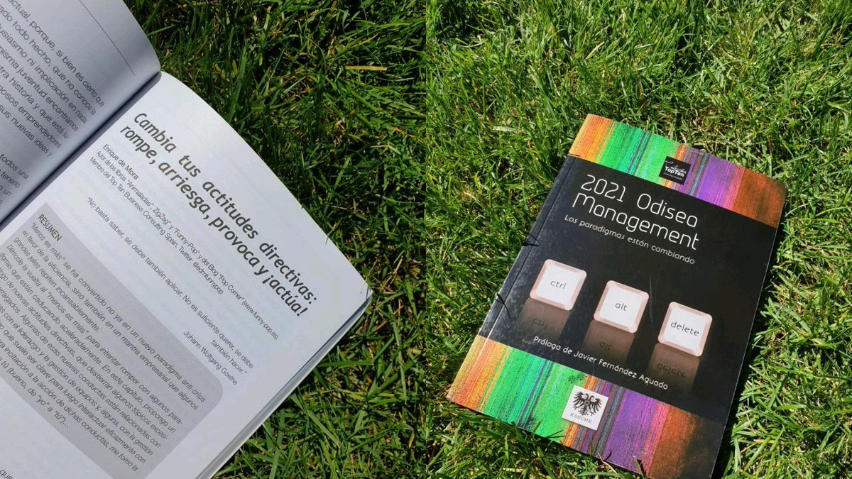 Hace 8 años... escribimos '2021 Odisea Management' entre varios autores. El libro lo publicó <a href="/ed_rasche/">Editorial Rasche</a>. Tiene su gracia volver a él ahora, en 2021... enriquedemora.com/tips-de-manage… #Estrategia #libro
