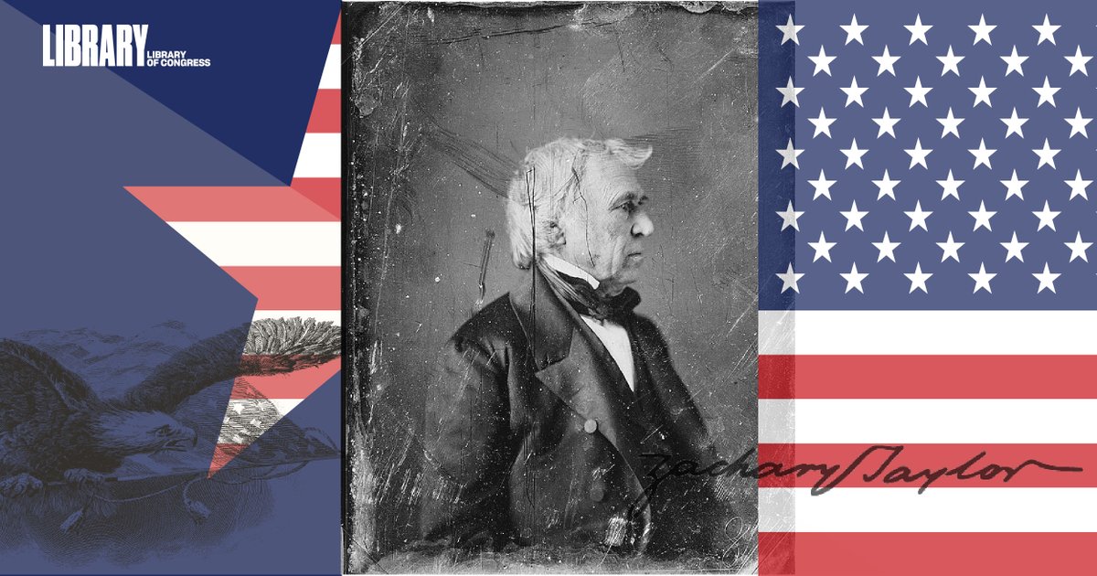 Explore the presidential papers collection of Zachary Taylor:  http://loc.gov/collections/zachary-taylor-papers/about-this-collection/?loclr=twlocA majority of Taylor's personal papers were unfortunately destroyed following his death--the Library has acquired the surviving materials over time.  #PresidentsAtTheLibrary