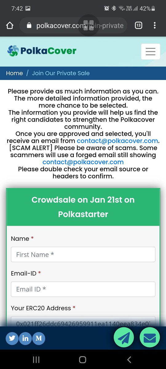 Polkacover Whitelist