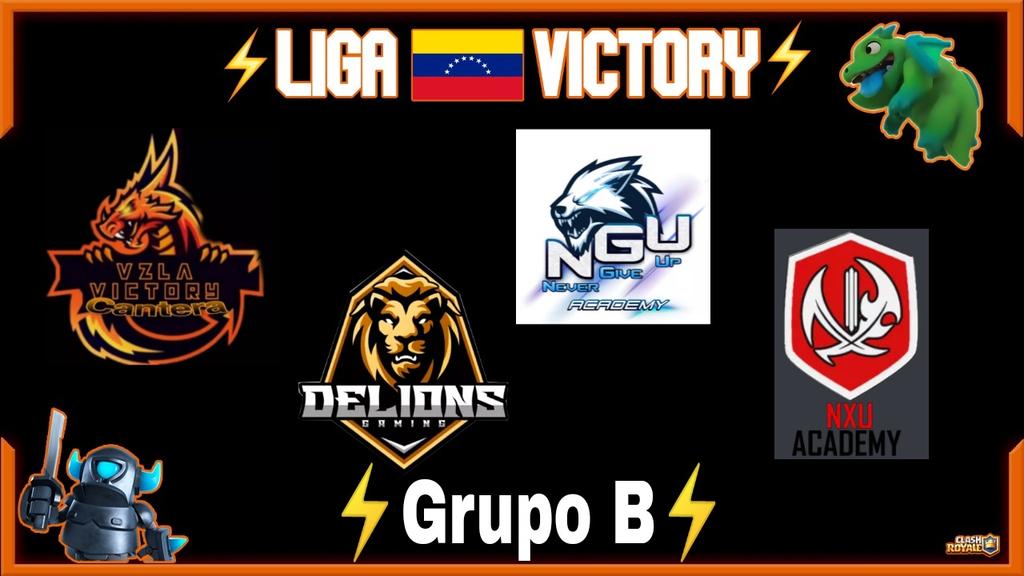 VictoryLiga's tweet photo. @VVCantera @DeLions_Gaming @NeverGiveUpAca1 @NXU_Academy https://t.co/jJ9HC69sjD