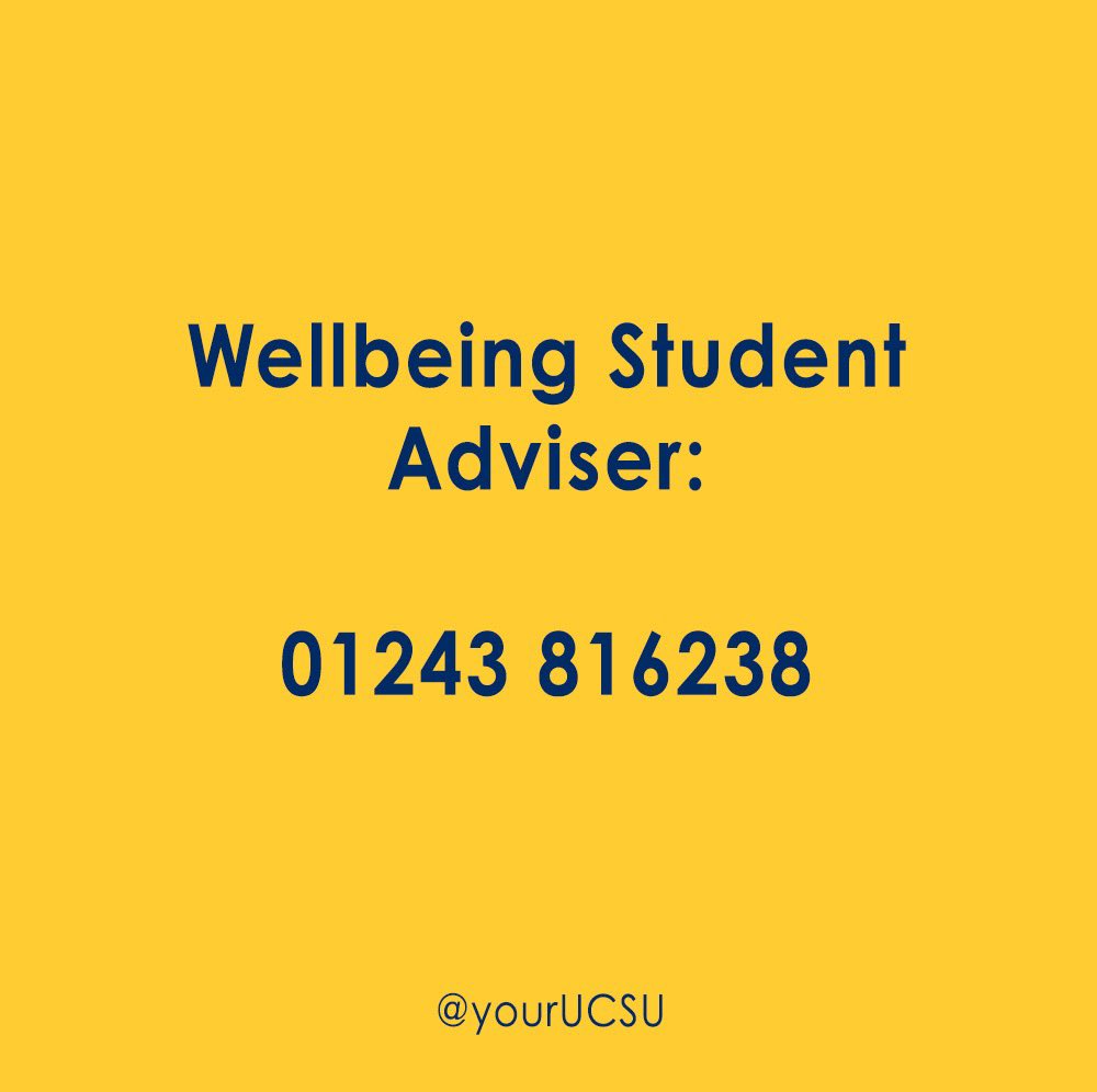 University of Chichester SU tweet media