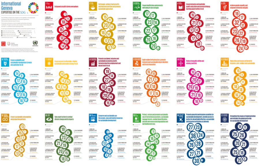YoungUNNetwork's tweet photo. 📢 #SDGMapping is a wonderful convergence of #data + #innovation
This visualization tool gives an overview on who does what within intl #Geneva towards the #GlobalGoals
➡️ Print version https://t.co/wrSlgduVCx
➡️ Interactive version https://t.co/otVvlq8xdP https://t.co/SH1EIJRoMT