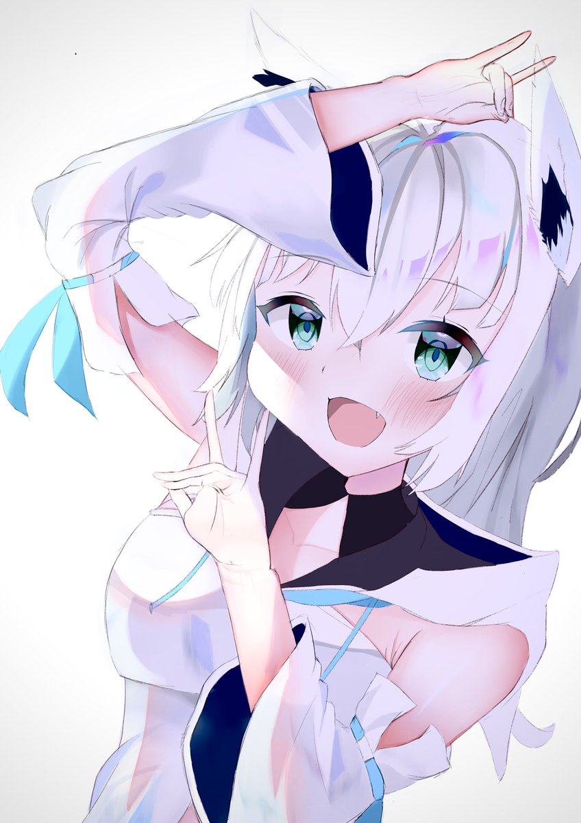 鍋奉行 イラストレーター フブちゃん描いた Illust イラスト イラスト好きな人と繋がりたい ホロライブ 白上フブキ 絵フブキ Drawing Illustration