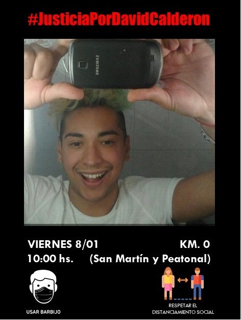 lawalshmendoza_'s tweet photo. Este viernes a las 10:00hrs nos vamos a encontrar en el KM0 acompañando a la familia de #DavidCalderon en el pedido de justicia.
Necesitamos el esclarecimiento de este crimen de odio.
No queremos mas David.
#JusticiaPorDavidCalderon https://t.co/gC5EtkrlOI