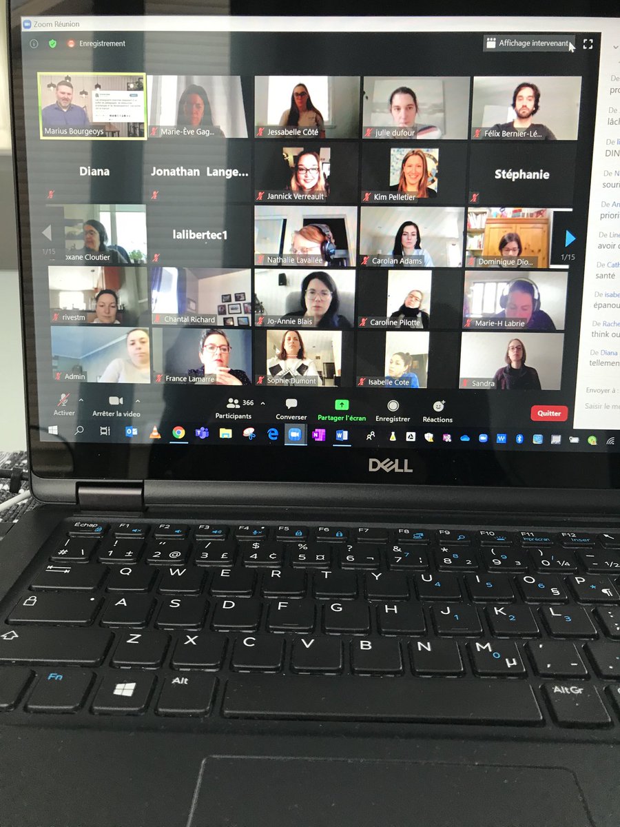 Rentrée du 6 janvier 2021... conférence de ⁦@Bourmu⁩ avec le support de ⁦<a href="/monsieurhunter/">Stéphane Hunter</a>⁩... les Faiseurs de possible dans l’école d’aujourd’hui 🚀 du positif 👏