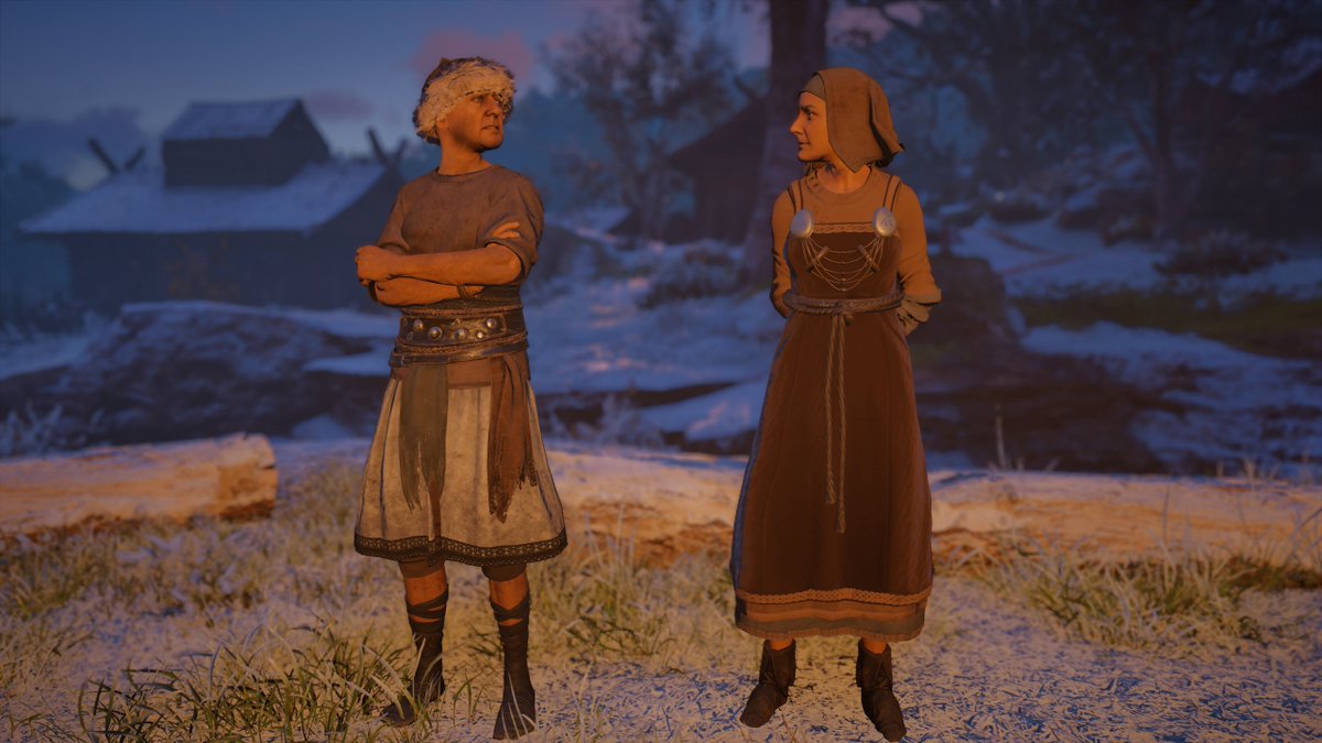 First, my favorite area of "expertise": clothing.It's no simple task to dress your Norse folks, as many findings are just tiny pieces of fabric. But devs went with what is commonly accepted and did a pretty decent job.
