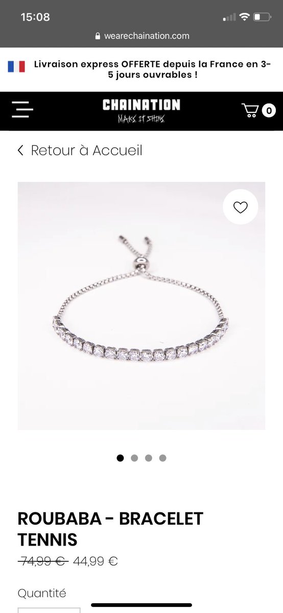 t004578's tweet photo. Clairement j’attend une explication de roubaba , sa ressemble clairement à du drop shipping c’est exactement les mêmes bijoux bref💀 https://t.co/Q8X0EyQACy