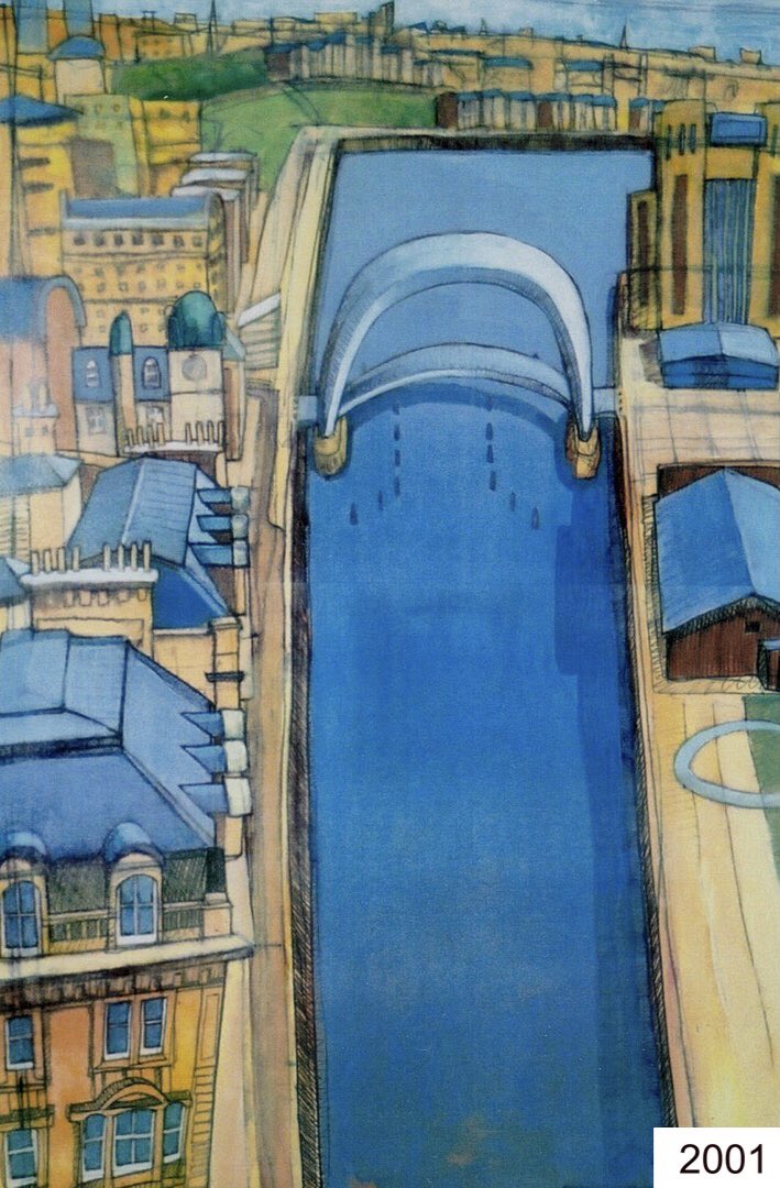 Hard to believe I’ve been a professional artist, painting landscape & cityscapes for 20 yrs. I’ve been looking back at my old paintings, seeing how they’ve developed over the last 2 decades. Thought I’d share some of my favourites, from each year they were painted.2001-2004.