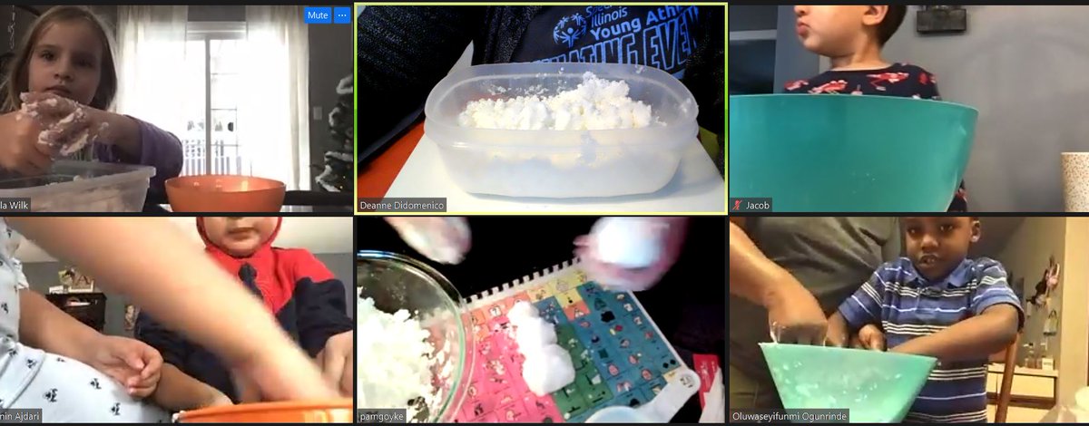 deanne_ELC's tweet photo. AM session had so much fun with our science experiment today!  We made snow with baking soda and hair conditioner.  #WeAre54, #WeAreELC, #SproutingSuccess https://t.co/Y0VDIzID0f