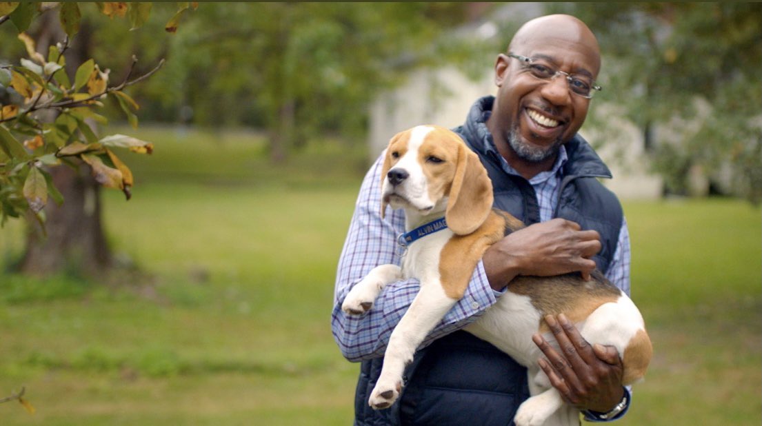 TCoad1's tweet image. In awe! Here’s our new Senator, @ReverendWarnock, ready to bring his mind, heart and a spirit of caring for every Georgian as a neighbor to DC.