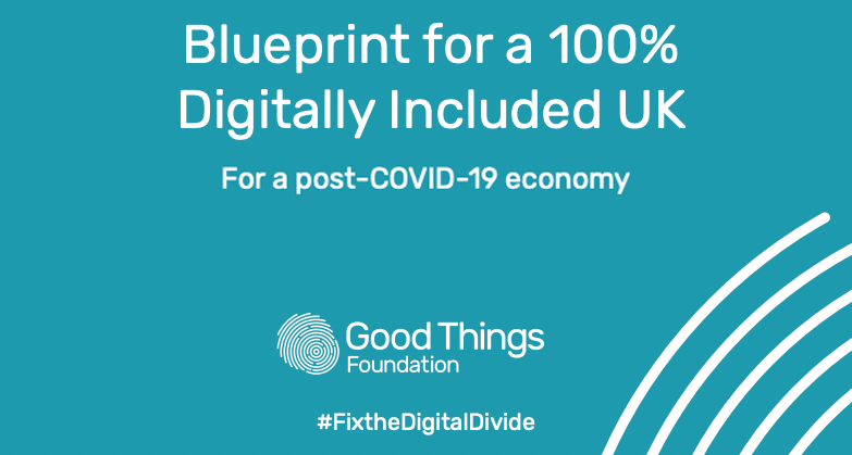 There is no digital inclusion strategy at the heart of government, despite the critical role digital plays in our lives, society and economy. A Great Digital Catch Up is needed, here we lay out what this could look like -  https://www.goodthingsfoundation.org/sites/default/files/blueprint-for-a-100-digitally-included-uk-0.pdf [10/10]