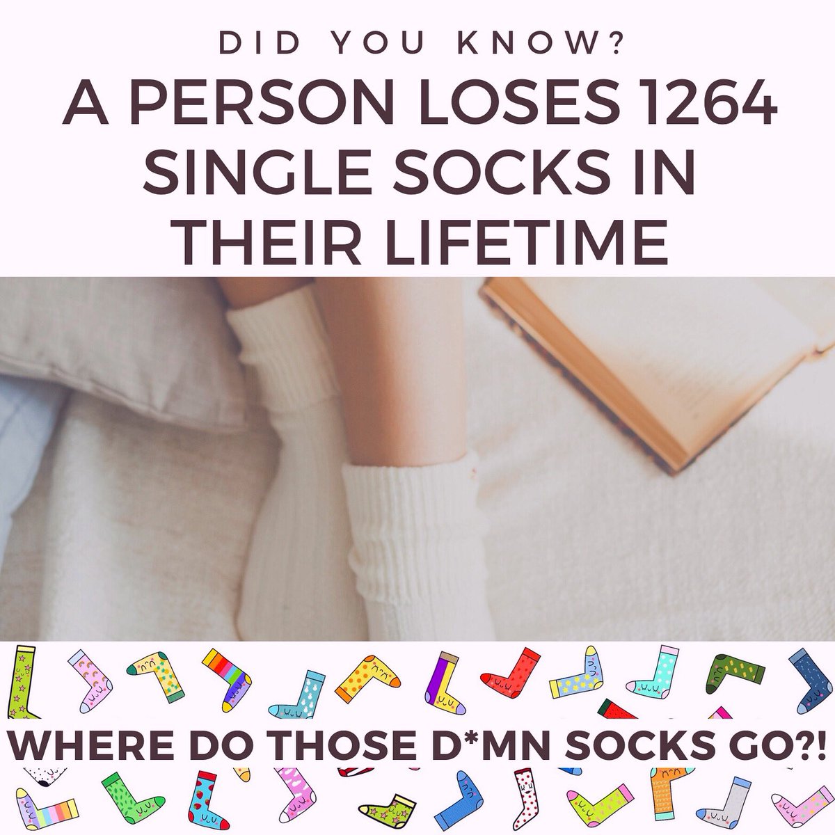 thesneakertons's tweet photo. Did you know? #lostsocks #wheredotheygo #wheredosocksgo #DidYouKnow #Funfact https://t.co/kfDg9TeSeI