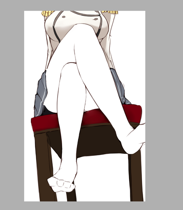 色んな足のrkgkを描くために用意した 