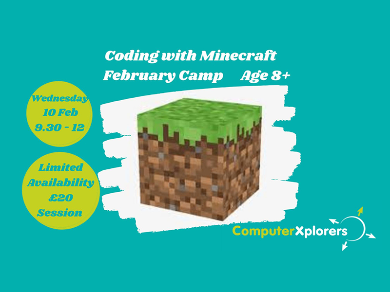 Combine the magic of Minecraft with the power of coding at this online workshop run by <a href="/CX_SEScotland/">ComputerXplorers</a>!  bit.ly/3pVaAIS