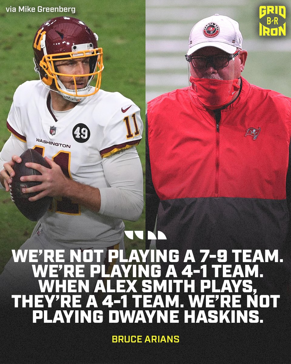 brgridiron's tweet photo. Bruce undersold it: WFT is actually 5-1 under Smith 😳 https://t.co/Rvv7j7pyhv