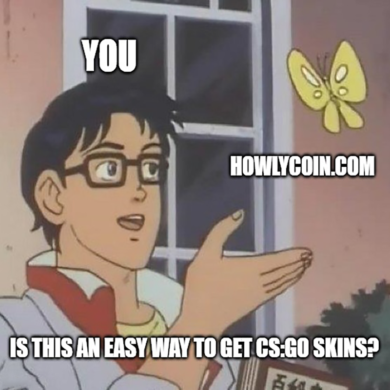 howlycoin's tweet photo. Are you interested in getting #CSGO skins for FREE?
(I mean who isn't interested in getting stuff for free)