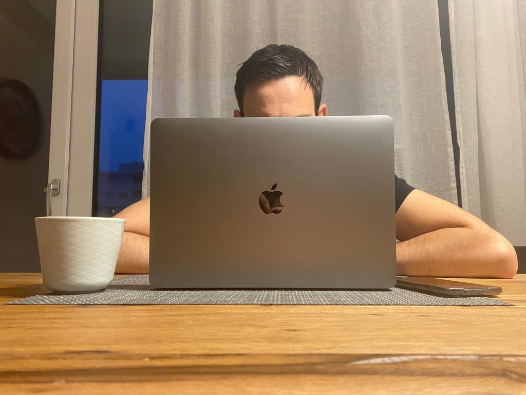 simonbutscher's tweet image. I have two new background pictures for my video conferencing meetings, if there is #CameraOn required. 😉 Just enable the camera and slide close the webcam cover🤣😂