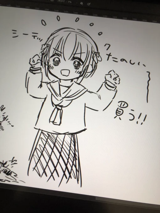 シーテック触らせてもらって迷ってたけど遂にポチりました。
遂に、液タブが来るぞーーーー!😂 