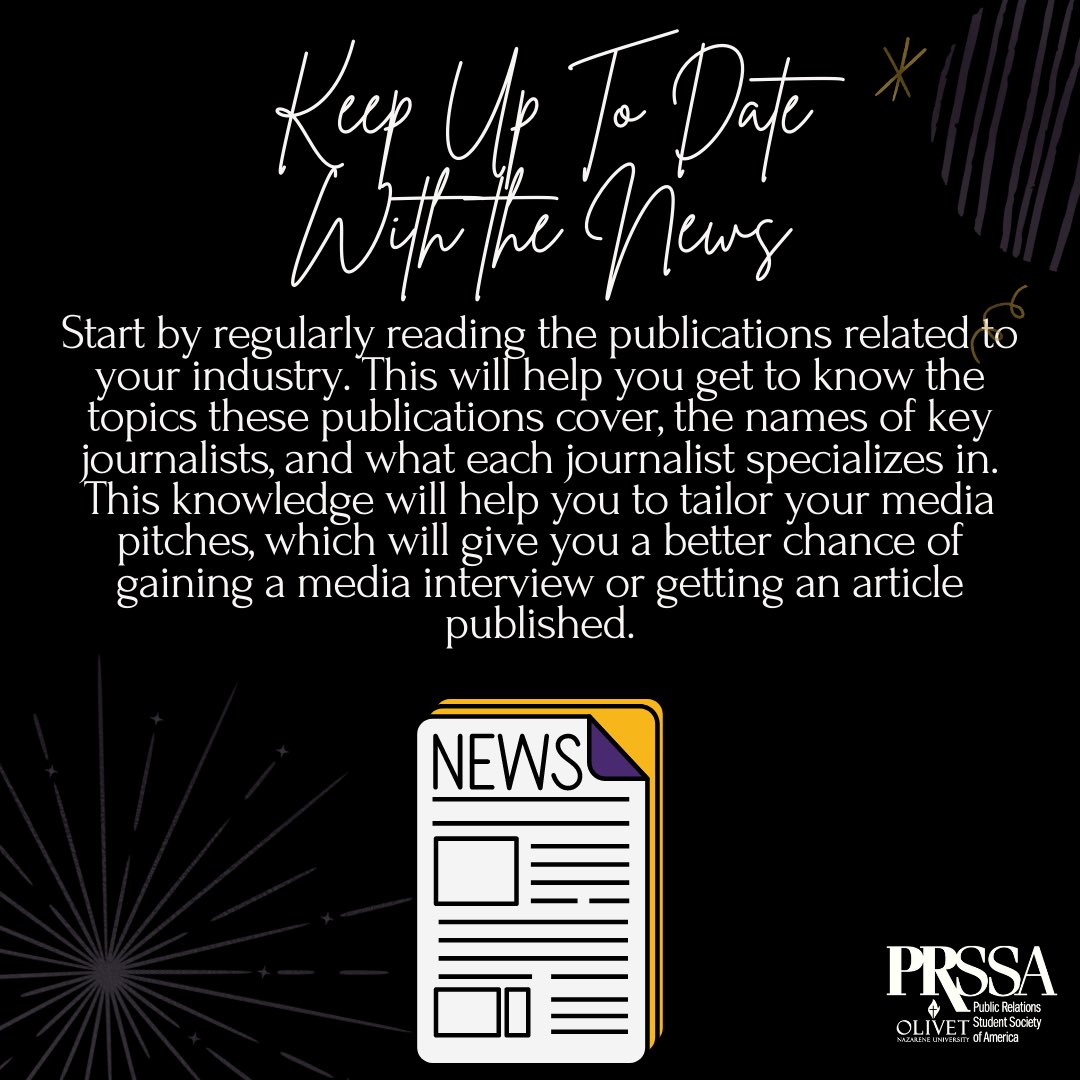 OlivetPRSSA's tweet photo. How did your resolutions go last year? Have you made an new ones for 2021? We got a few ideas on what you can do to build up and refresh your PR skills this year! 🎆 #OlivetPRSSA #COMMTogether #PRSSA #NewYear https://t.co/LxYi1fxBaf