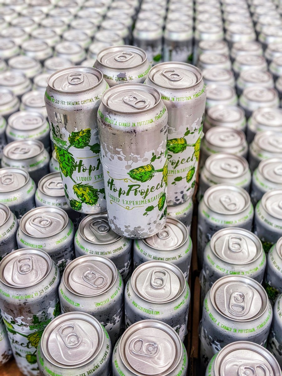 SlyFoxBeer's tweet photo. Fresh cans of #HopProject No. 17 are available now! Dry-hopped with an ambrosial combination of Bru-1, Mosaic, and Moutere hops, it's no wonder that this hazy brew drips with juicy, succulent notes of tropical fruits like pineapple and papaya. Grab a can and catch a wave! https://t.co/8giqRfGWVJ