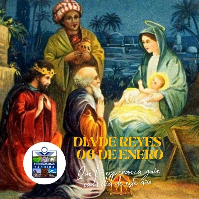 FedecamarasT's tweet photo. Que este año 2021 llegue cargado de bendiciones, salud, esperanza, unión familiar #ElOrgulloDeSerEmpresarios #Táchira  #6deEnero https://t.co/hRBtbzXVc2