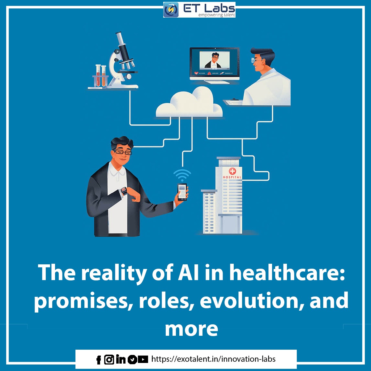 labs_et's tweet photo. The reality of AI in healthcare: promises, roles, evolution, and more
source: Your Story
To know more: https://t.co/2h7pKULSvT
#Trending #Healthcare #healthy #AI #IoT #innovation #development #technology #career #JobSeekersSA #digitalart #EtLabs #OnlineClasses #ECCourses #EVs https://t.co/hkCYt9nEiS