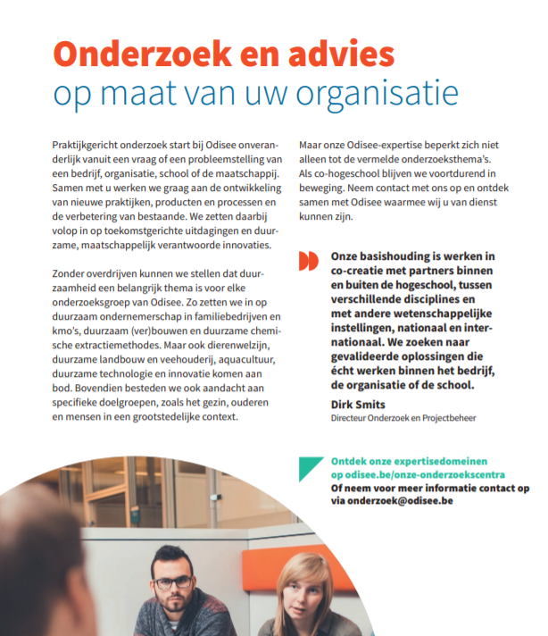OnderzoekOdisee's tweet photo. Bij @odiseehogesch werken we in co-creatie met partners binnen en buiten de hogeschool, tussen verschillende disciplines en met andere wetenschappelijke
instellingen, nationaal en internationaal. 
Odisee als partner voor je bedrijf of organisatie:
https://t.co/q6za1XS74y https://t.co/1uLd1EGCFx