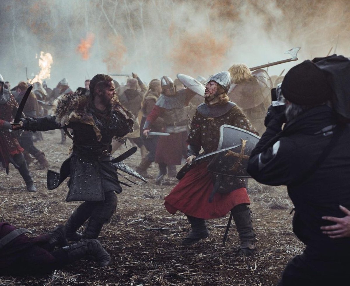 ⚔️ من كواليس المعركة الاخيرة . 
#Vikings