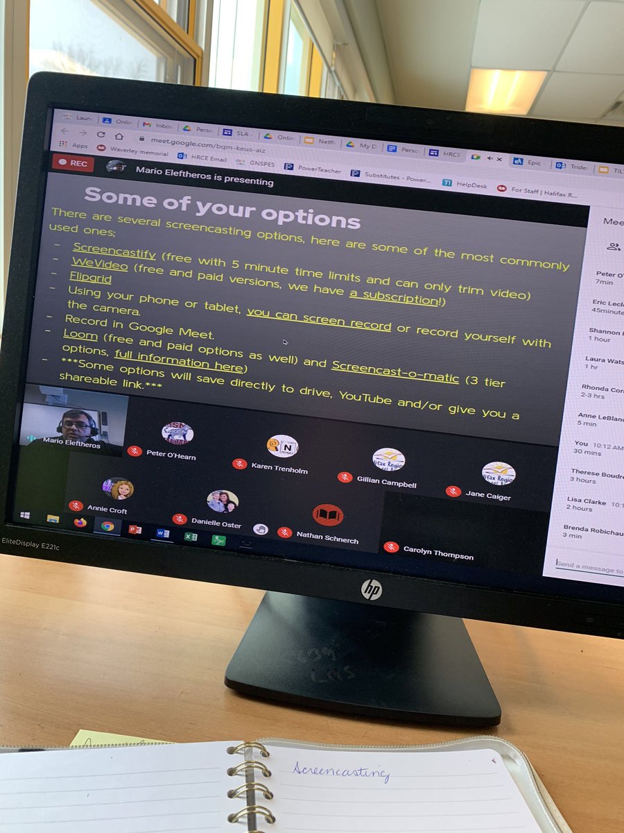 MrsTriderHRCE's tweet photo. Thanks for a great session on Screencasting, @margreek 📽 @TILTHRCE #hrcepd https://t.co/bgFmHistTo