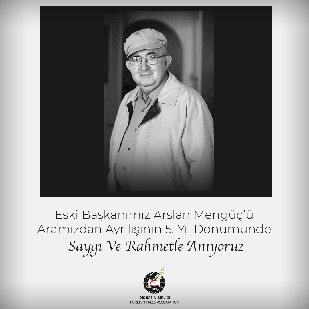 Eski Başkanımız Arslan Mengüç'ü aramızdan ayrılışının 5.yıldönümünde saygı ve rahmetle anıyoruz